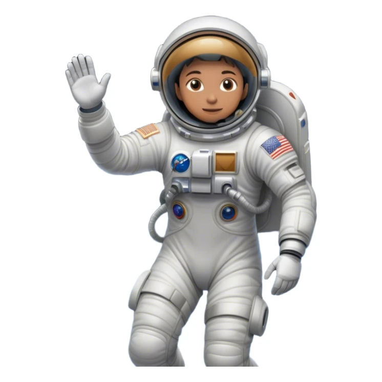 Cinematic Realistic mystery Astronaut visor down – A highly detailed depiction of an astronaut in a state-of-the-art space suit, floating weightlessly in the vast expanse of space. The reflective visor hides the face so we only see the reflection, while intricate suit details and soft lighting create an immersive sense of realism. sticker