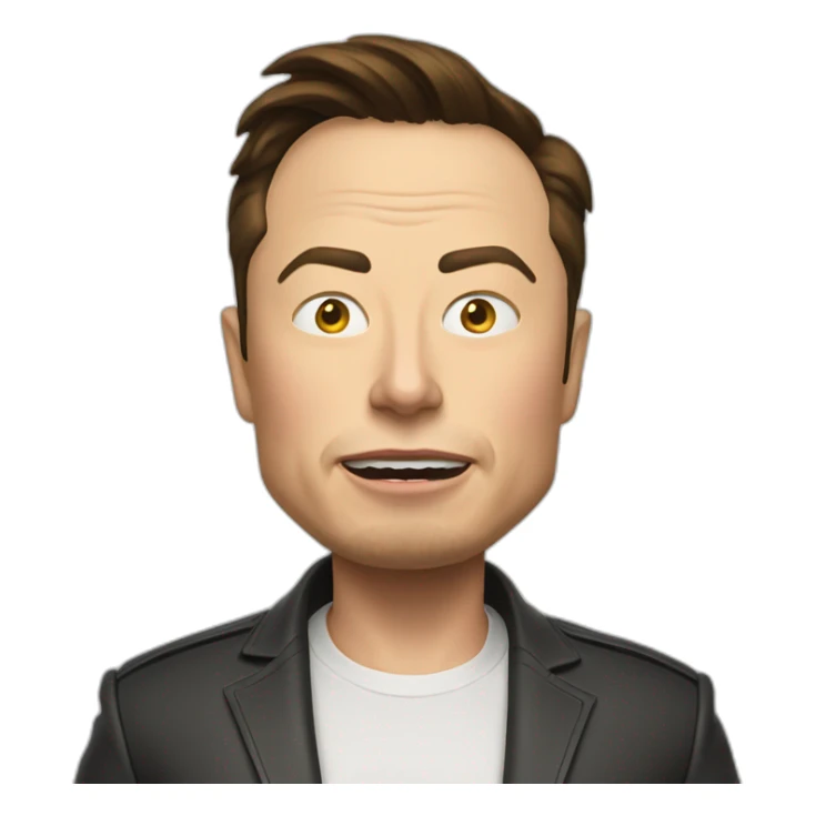 elon Musk fou de rage sticker