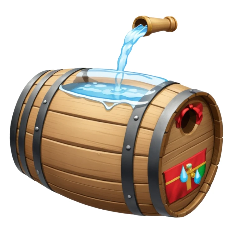 water in barrel before jesus turned it to wine sticker