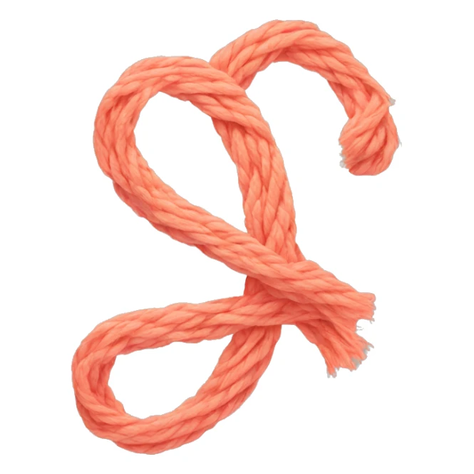 Turn orange yarn emoji into pink sticker