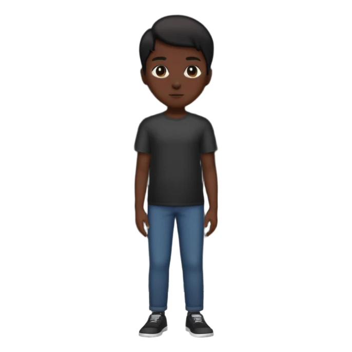 person silhouette standing in front of a screen with play icon sticker