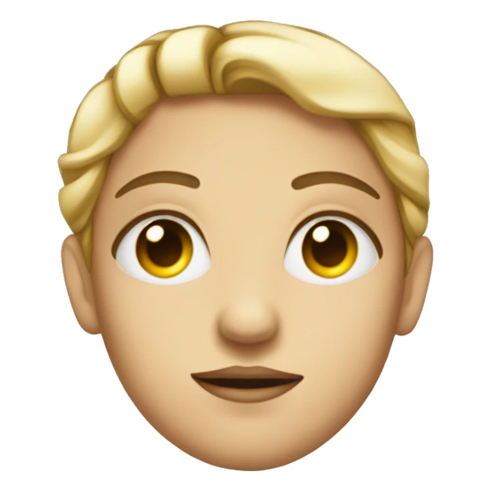 ruler-eyes emoji: a girl face but replace eyes with two rulers sticker