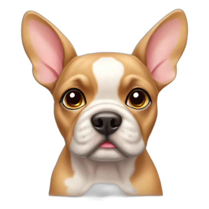 Fawn French bull dog sticker