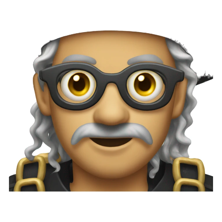 pirate canon with canon balls sticker