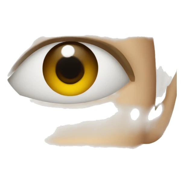 Emoji delineador de ojos sticker