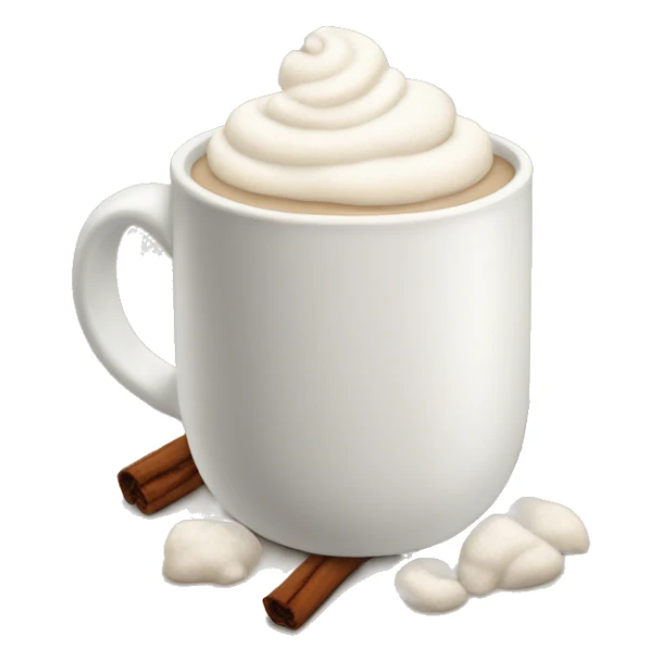 white hot cocoa sticker