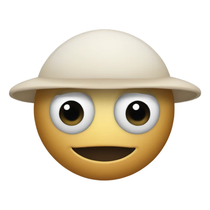 Saturn with Eyes and a mouth sticker