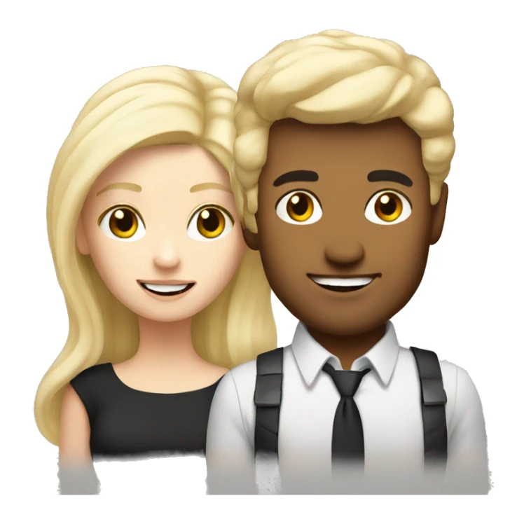 blondie man with blondie girl sticker
