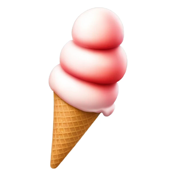 red ice cream sticker