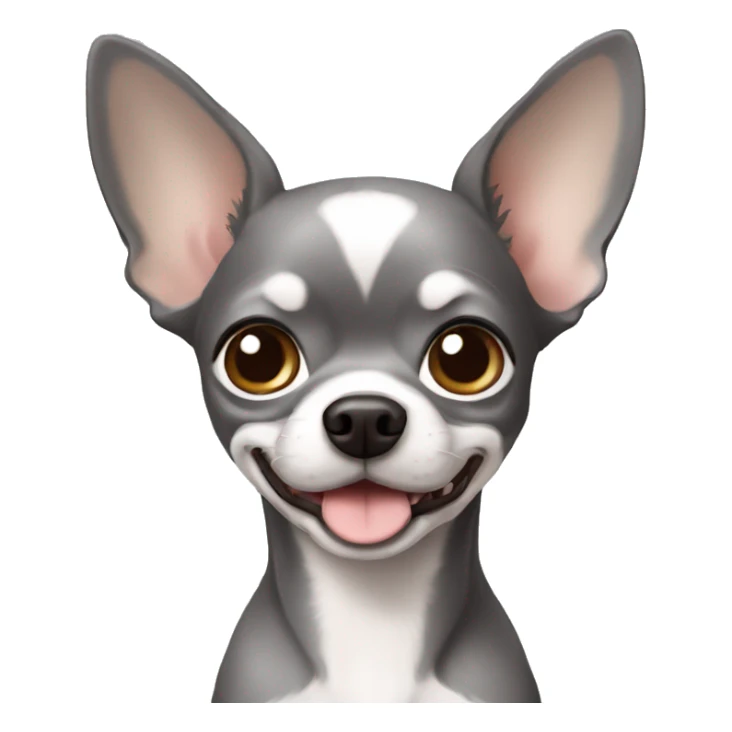 dog grey Chihuahua sticker