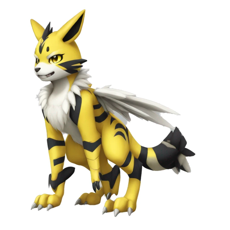 Metabee Renamon Zeraora Full body sticker