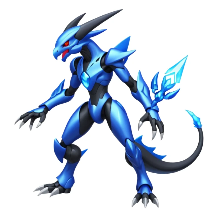 Shiny Aural Darkrai-Zekrom-Genesect-Fakémon-fusion (full body) sticker
