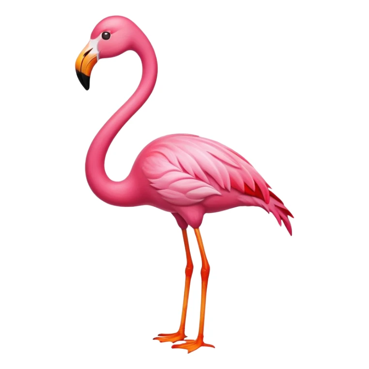 Un emoji flamme qui est rose sticker