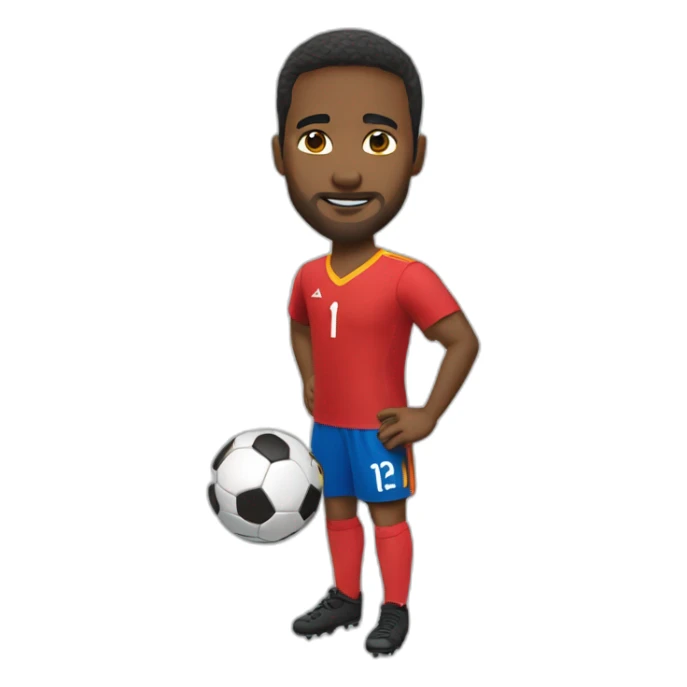 Jugador de fútbol sticker