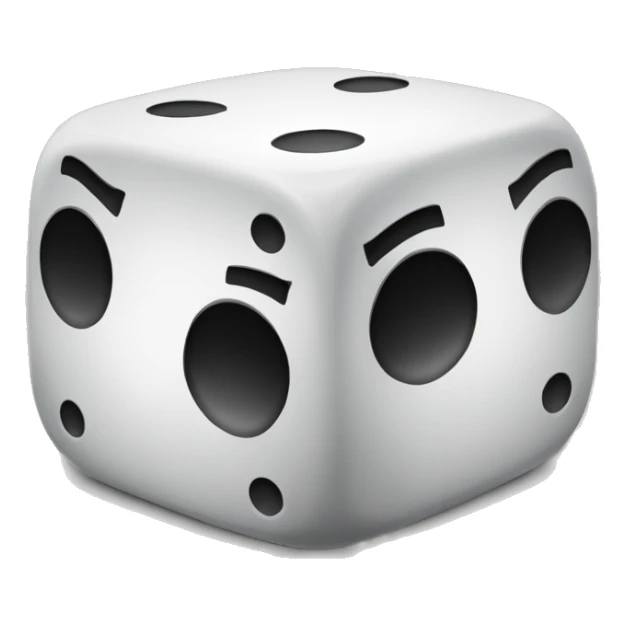 Gangsters pair of dice sticker