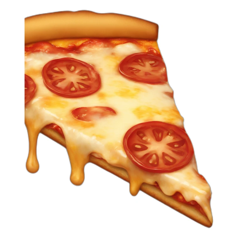 Sloppy slice of pizza sticker