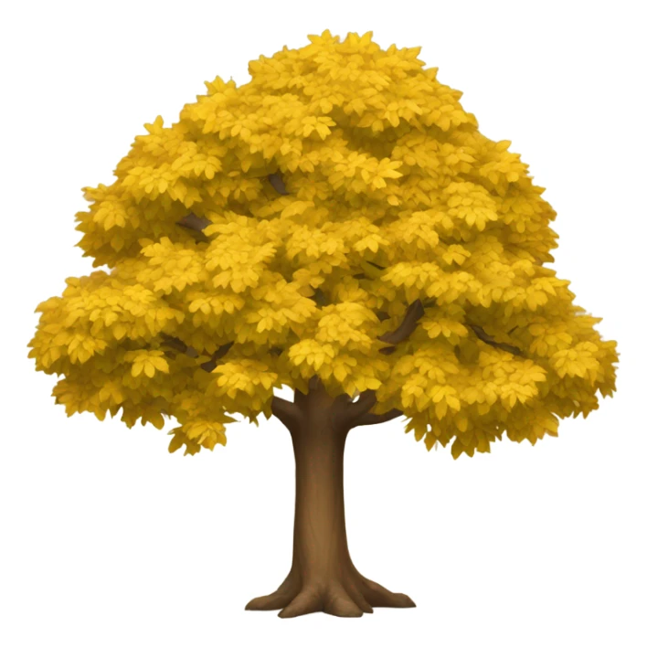 Yellow Tree sticker