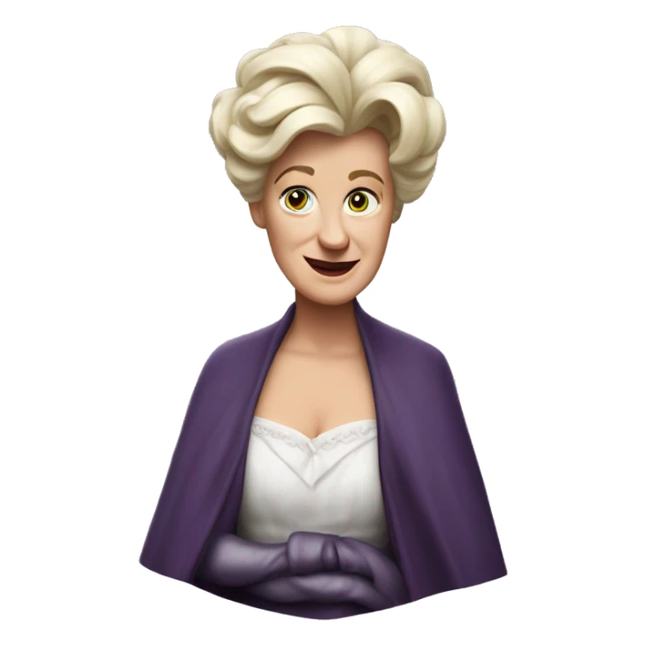 Ursula von der Leyenl photorealistic shrugs sticker