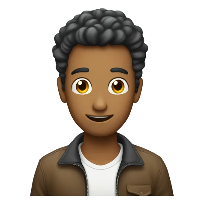 hermoso chico hablando por celular sticker