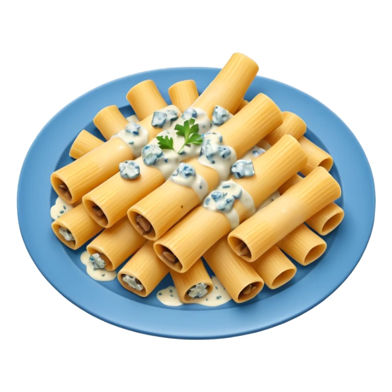 rigatoni mushrooms with blue cheese sauce sticker