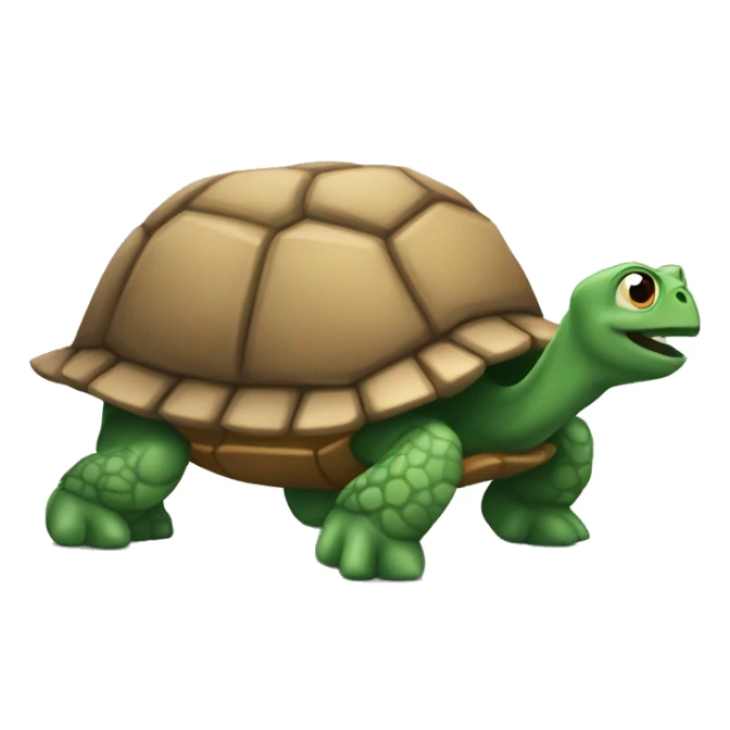 Una tortuga en una furgoneta sticker