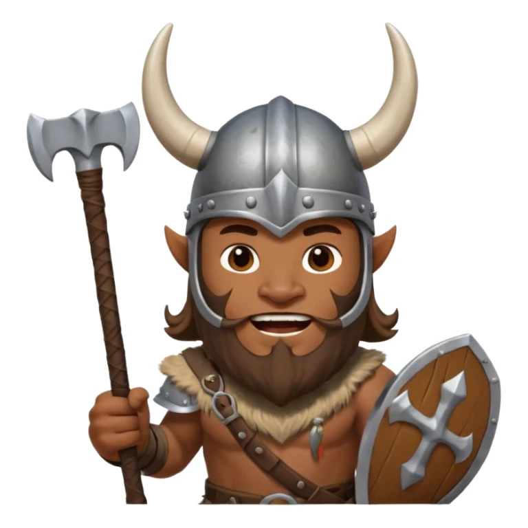 excited Māori VIking sticker