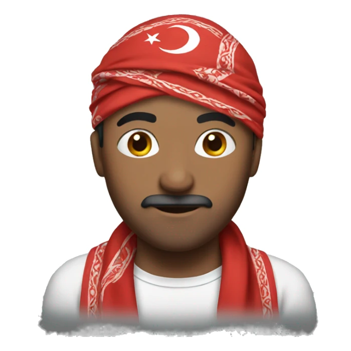 turkish guy with bandana sticker