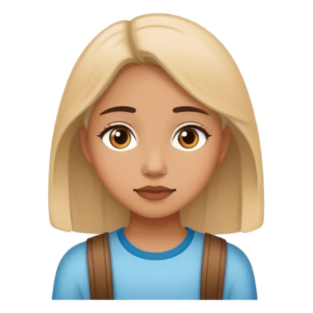 Girl waiting for friend sticker