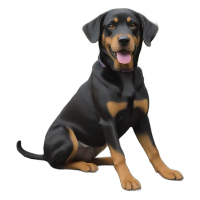 Chien qui fait du vé’o sticker