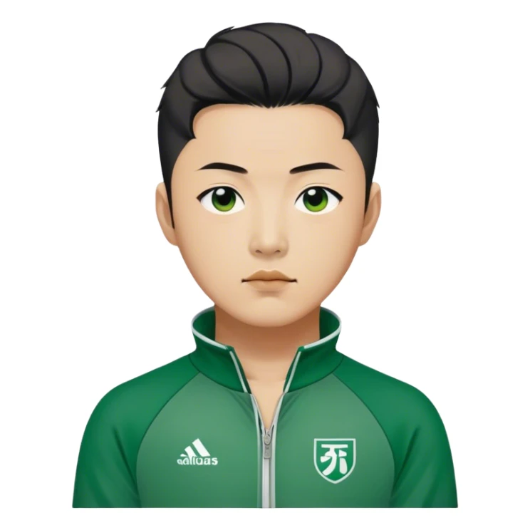 Jang Deok-su , Age: Late 30s
Appearance: A large, have a tattoo on his neck.
Outfit: Green player tracksuit sticker
