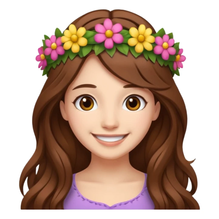 Emoji de mocinha para Instagram  sticker