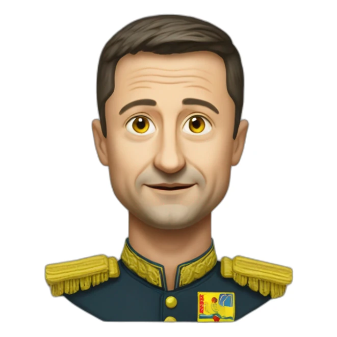 Vladimir Zelenskyy in Ukraine sticker