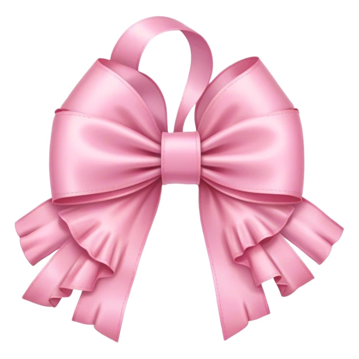 ribbon ruffle pink pastel coquette  sticker