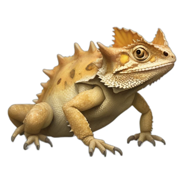 Haughty horned lizard sticker