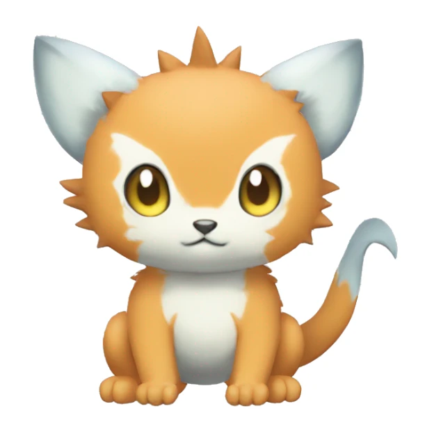 Kawaii cool Digimon-Fakemon-animal full body sticker