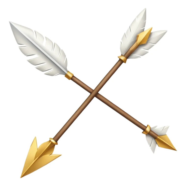 Flèche blanche sticker