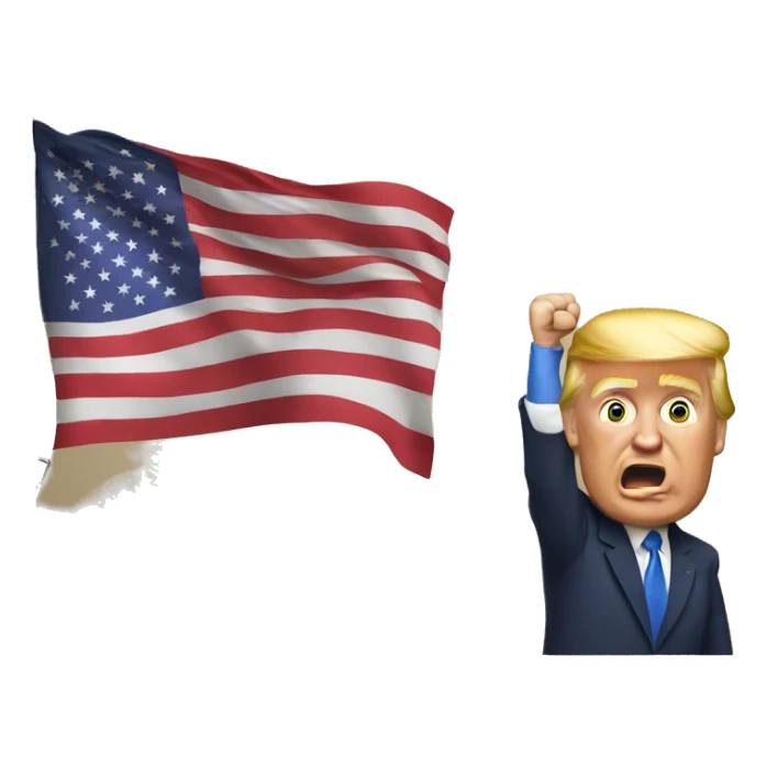 Trump winning the election  sticker