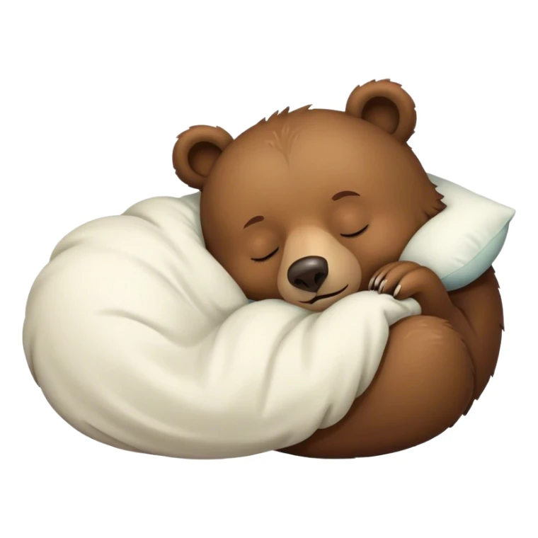sleeping bear  sticker