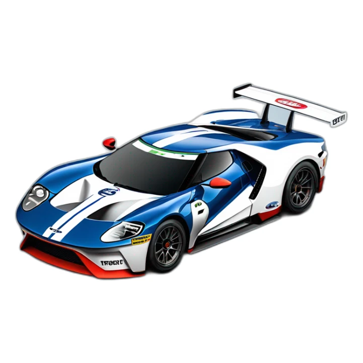 Ford GT LM Race Car Spec II sticker