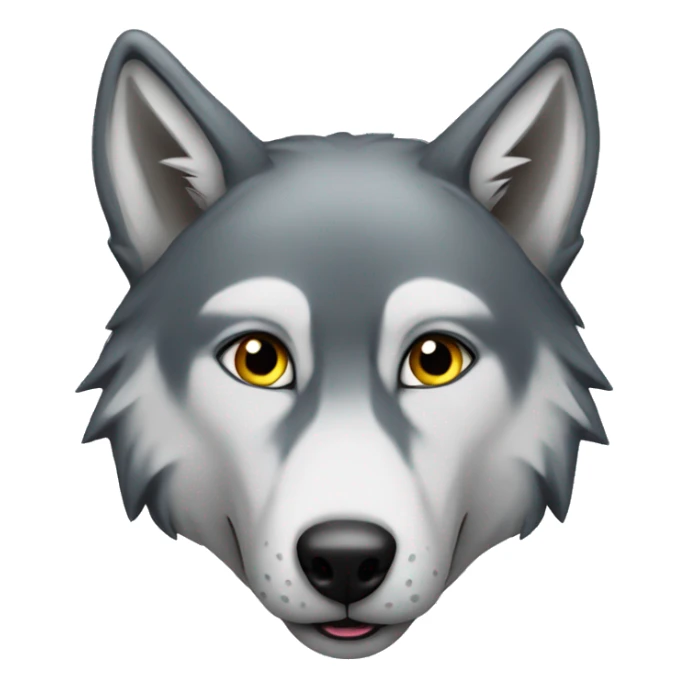 Wolf, bell sticker
