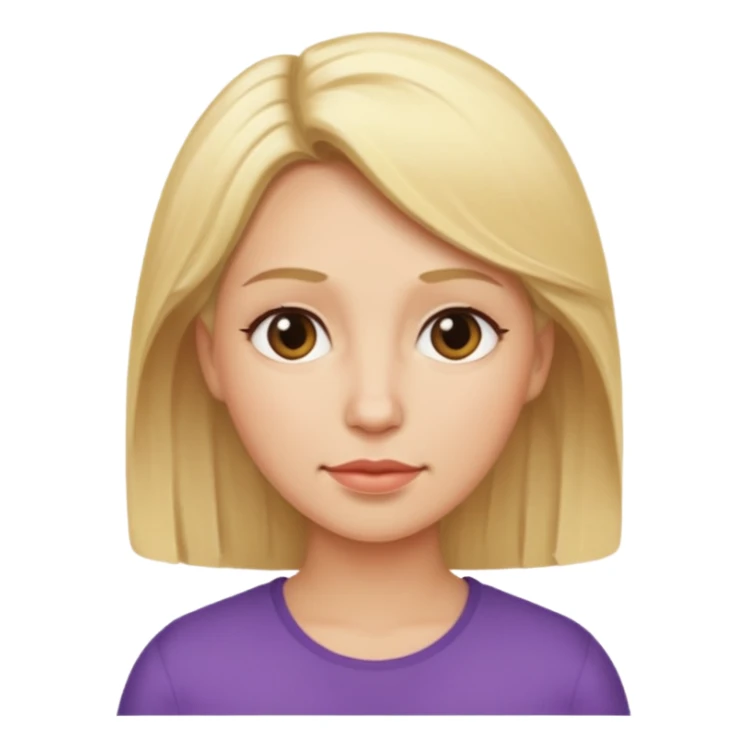 mother with blonde hair sticker