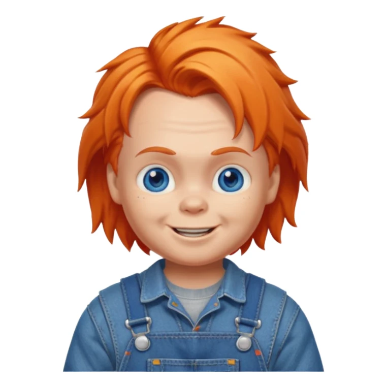Quiero que me crees un emoji de Chucky sticker