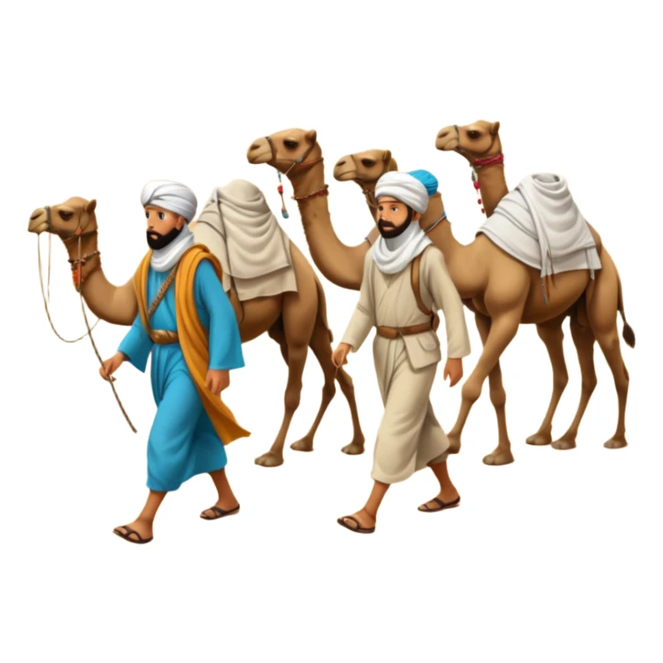 Desert Nomad Travelers sticker