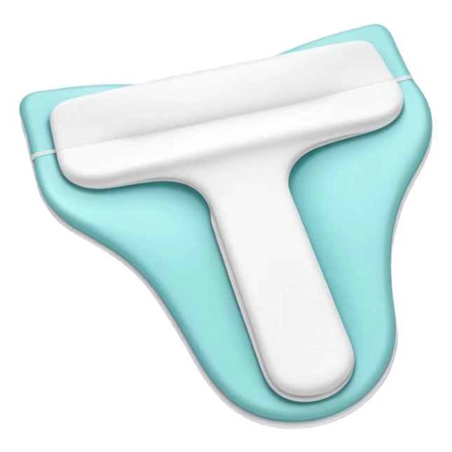 clean and simple feminine sanitary pad, no text, no symbols sticker