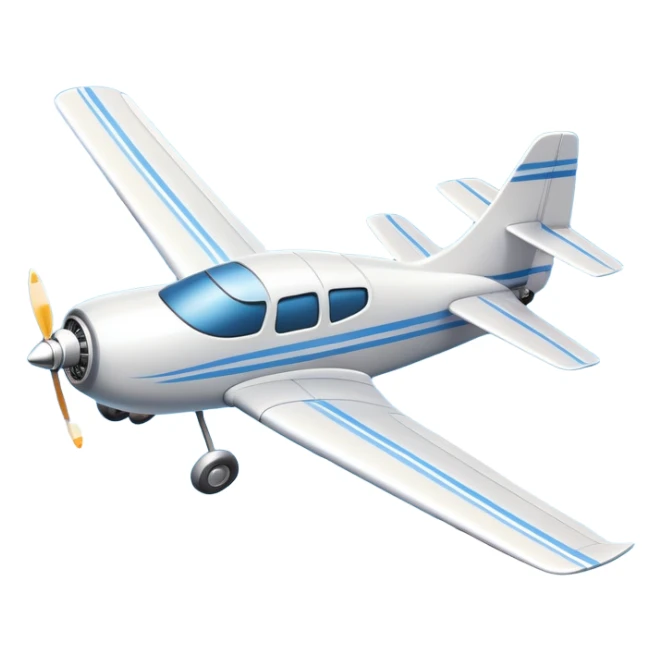 An icon featuring a remote-controlled model airplane soaring through the sky and clouds, with a detailed transmitter in the foreground. The sky is clear with motion lines showing flight. Transparent background emphasizes the precision, creativity, and joy of aeromodelling as a sport. sticker