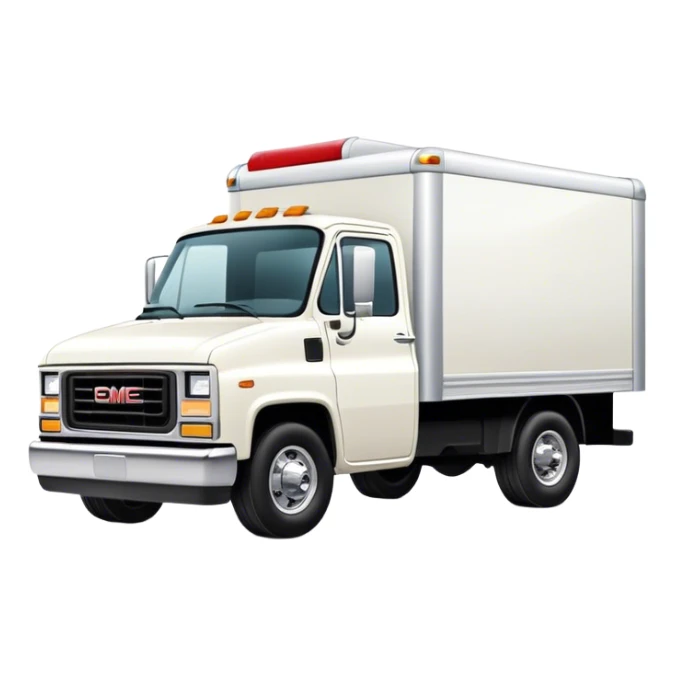 White GMC truck sticker