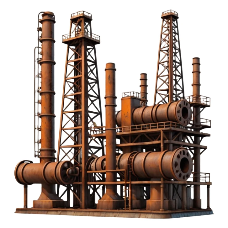 Oil and gas drilling site sticker