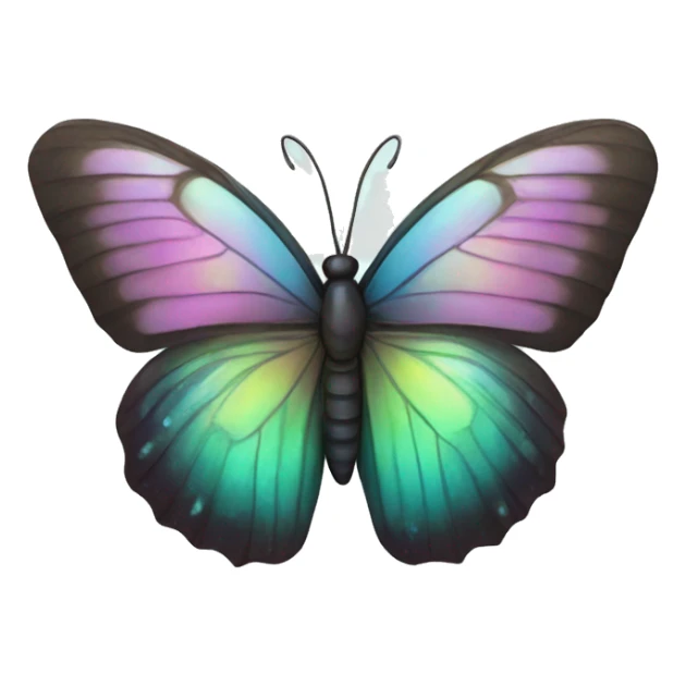 iridescent butterfly  sticker