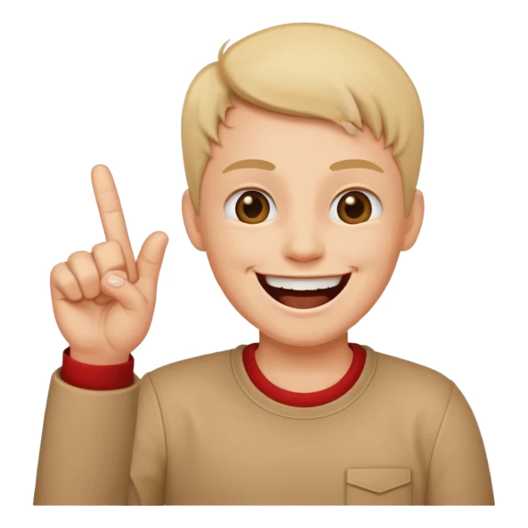 Doigt d’honneur et personne qui rigole sticker