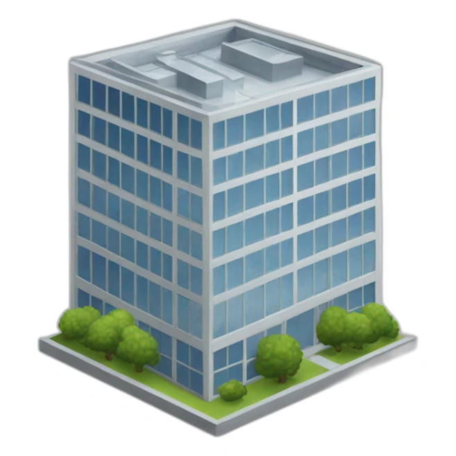 an image of an office building with windows sticker